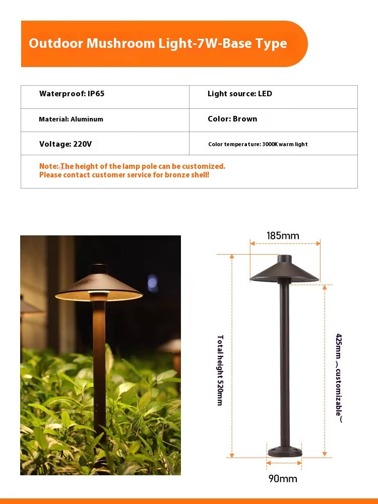 Lawn Lamp Outdoor Floor Outlet Floor Garden Lamp