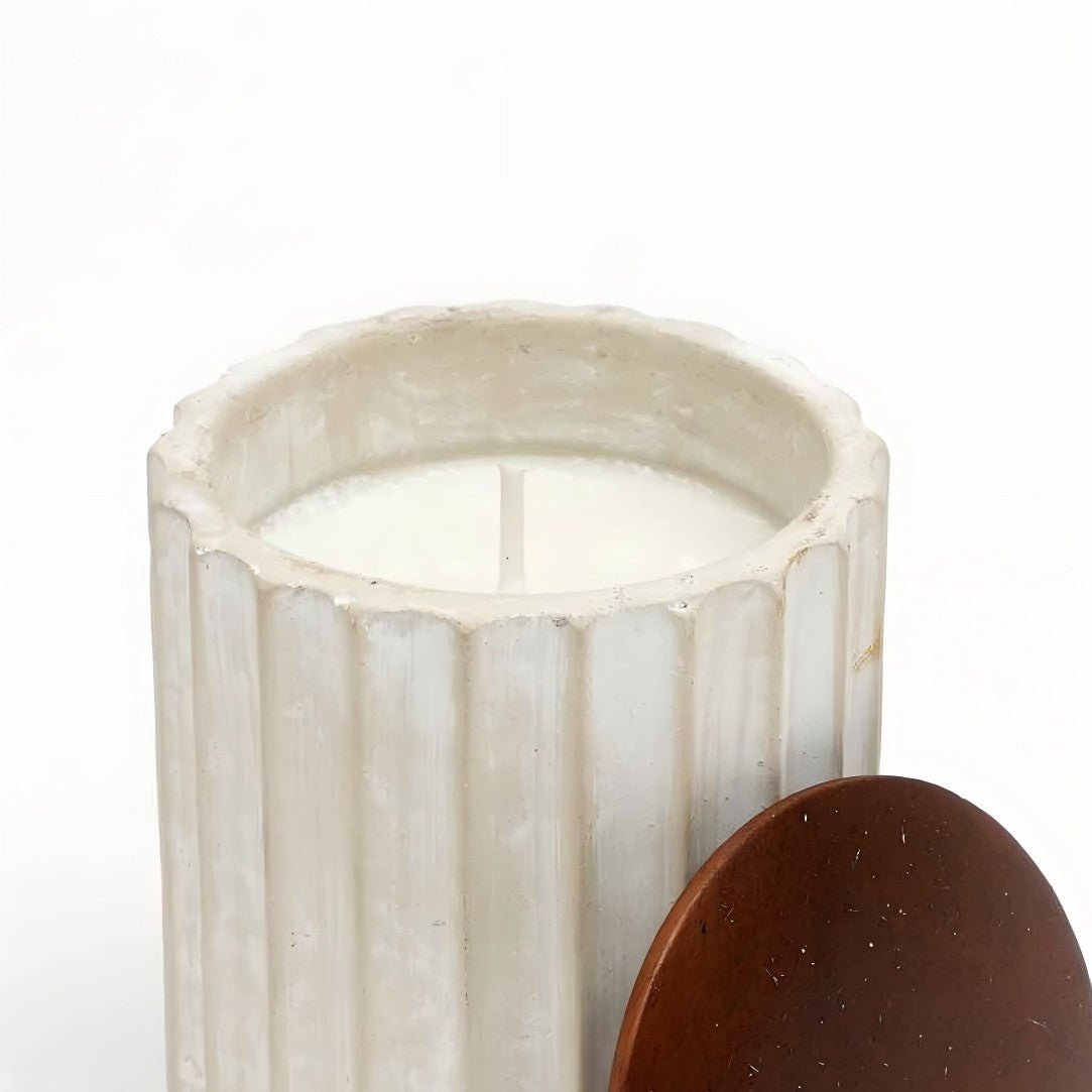 Jar Candle Ecomix Wax Fill With Wooden Lid - Vanilla Lavender, 6oz