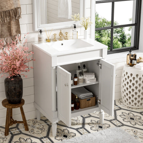 Dual Tier Bathroom Vanity