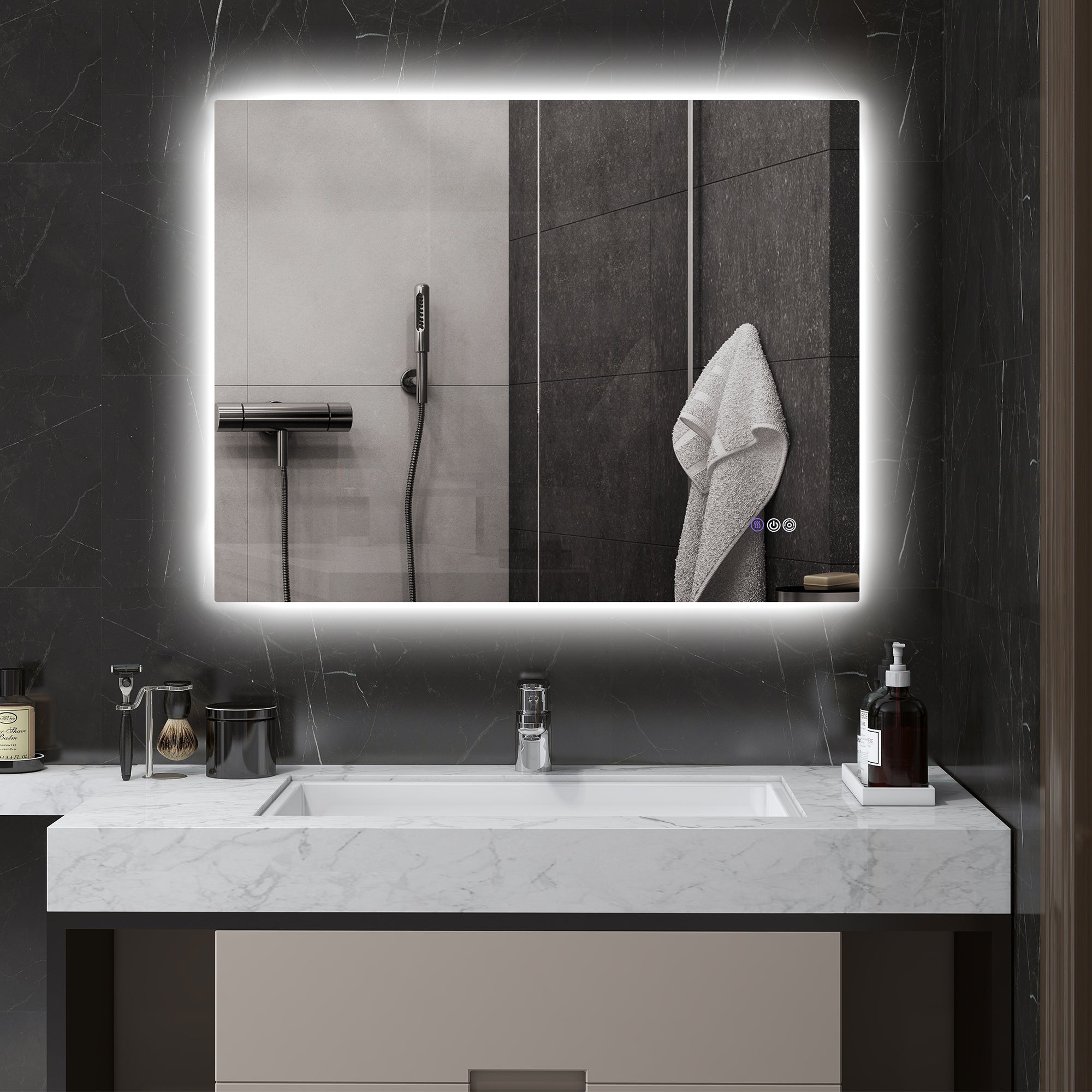 Espejo de Baño Regulable con Luces
