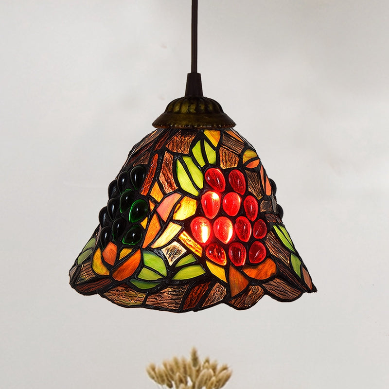 American Stained Glass Chandelier