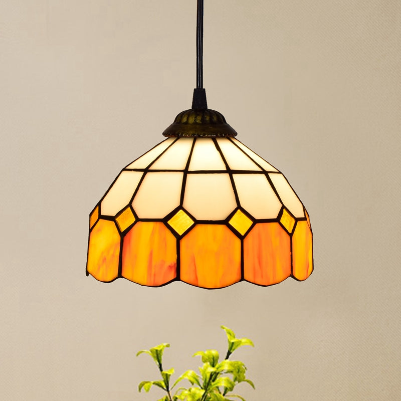American Stained Glass Chandelier