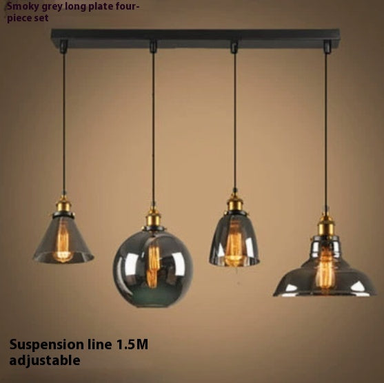 Transparent Glass Nordic Chandelier