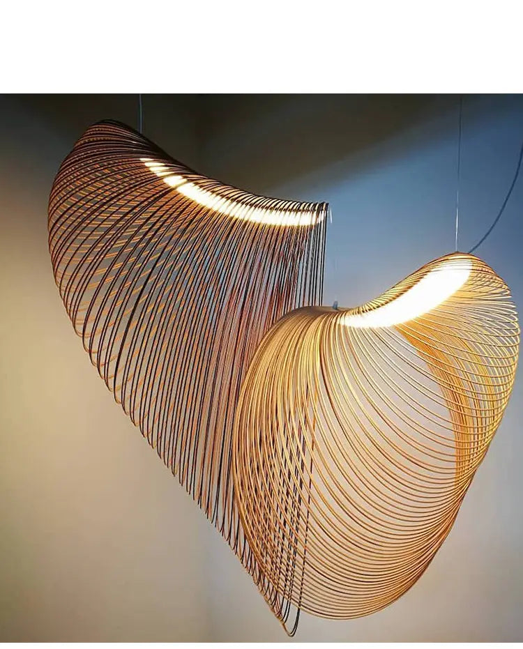 Dining Room Chandelier Log Bar Table Lamp Nordic Modern Simple