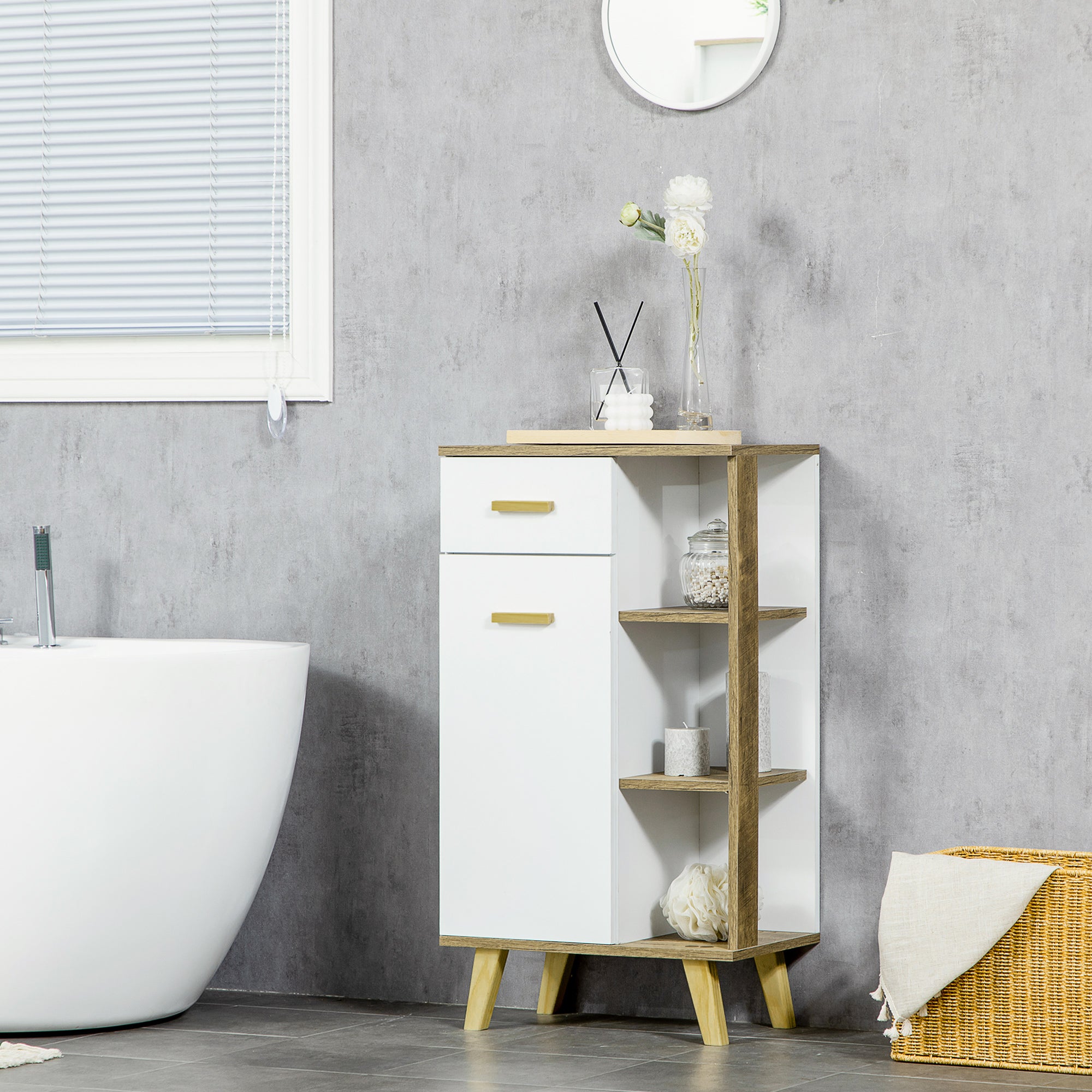 White Nordic Floor Cabinet