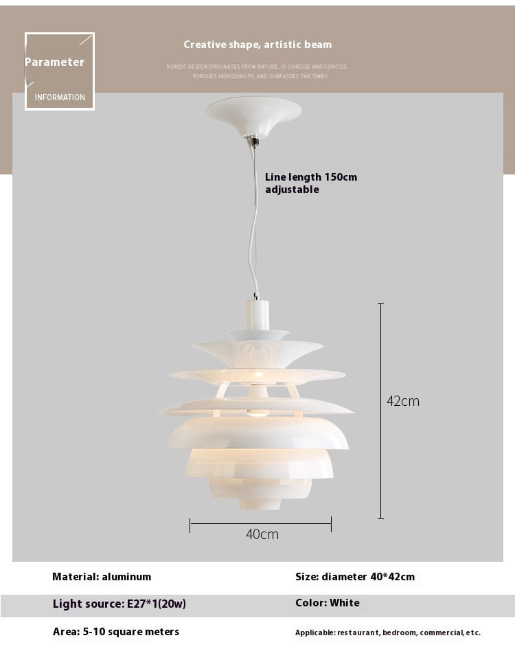 Snowball Chandelier Minimalist Creative Soft Mounted Chandelier