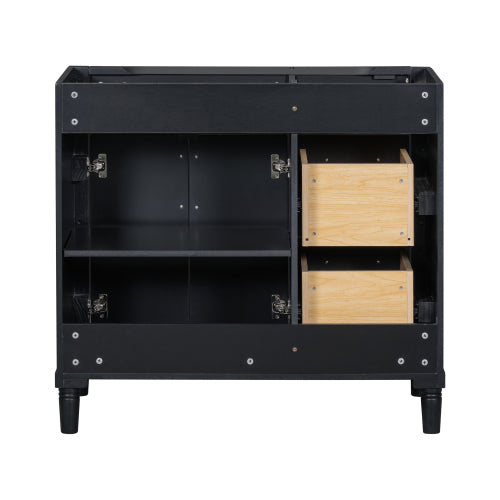 Wood Freestanding Vanity Cabinet