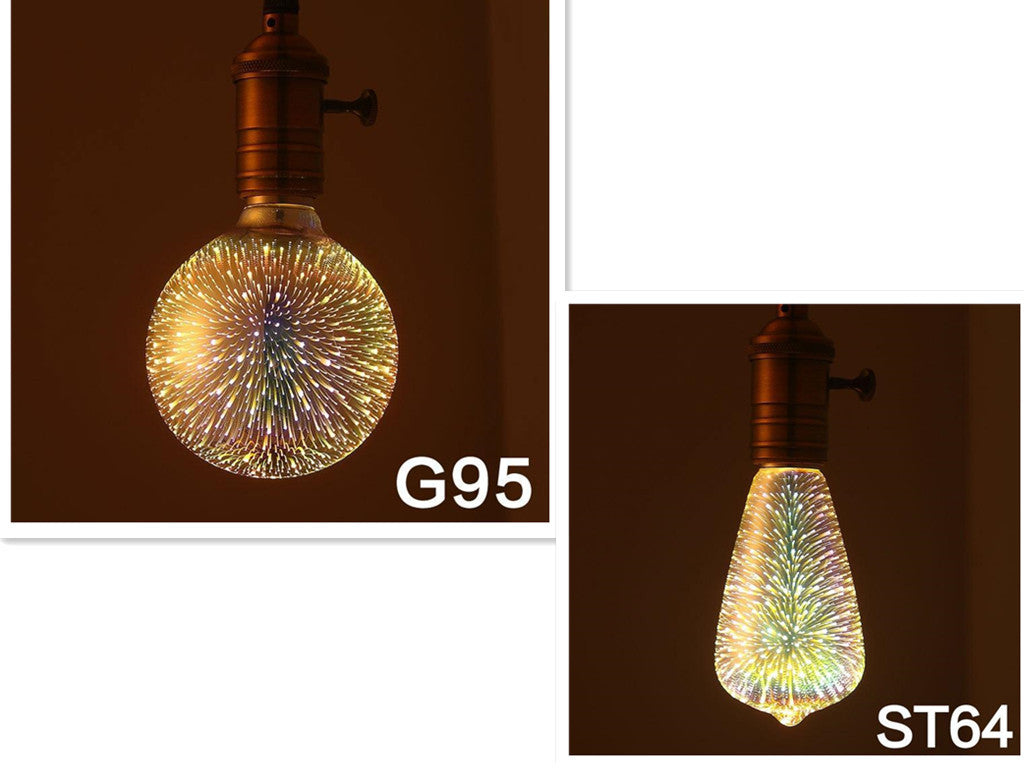 3D Firework LED Bulb