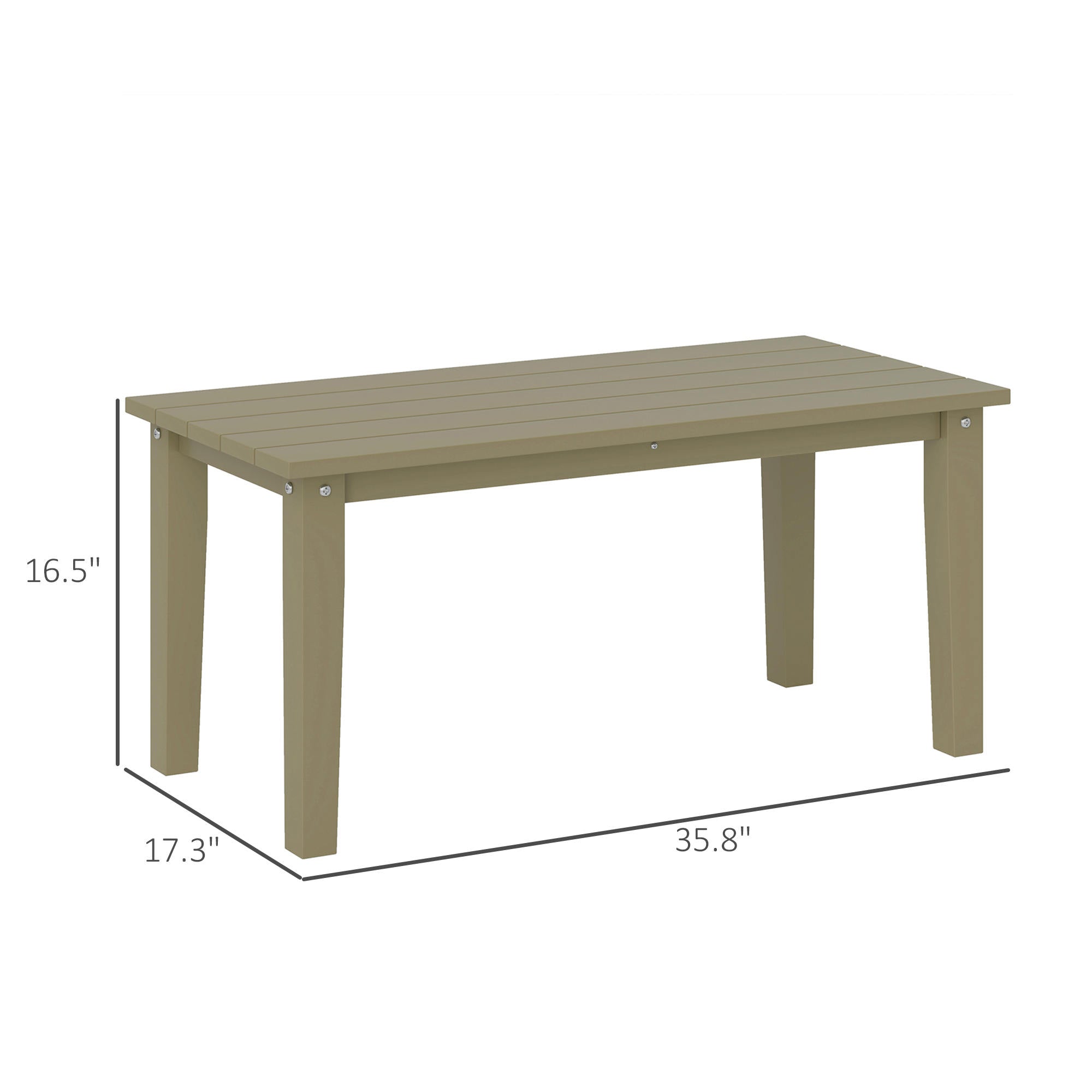 Black Outdoor Coffee Table