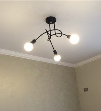 Minimalist Iron Tube Chandelier