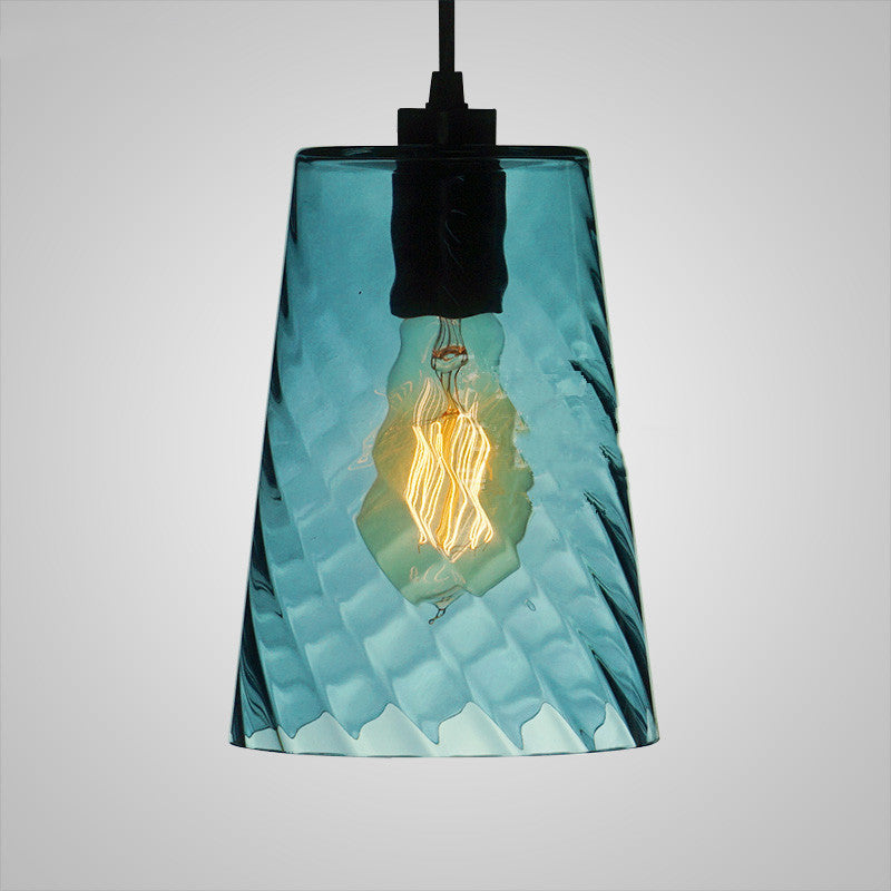 Glass Minimalist Bar Chandelier