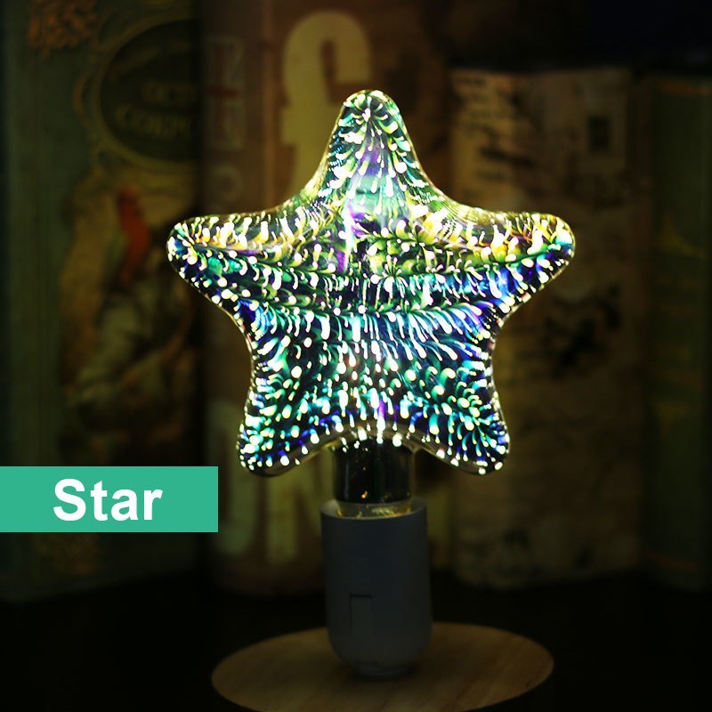 3D Firework LED Bulb