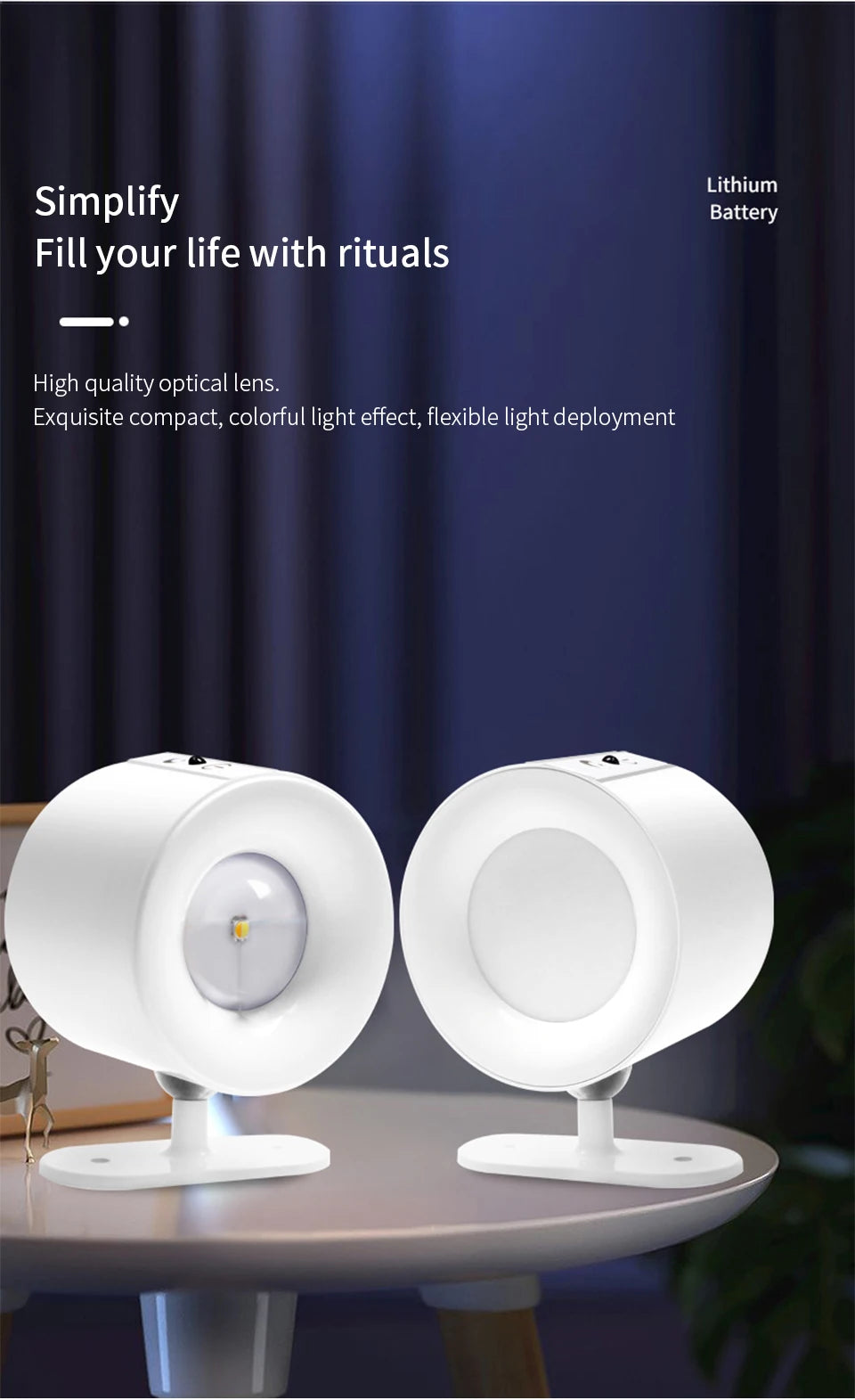 360° Rotatable LED Wall Sconce