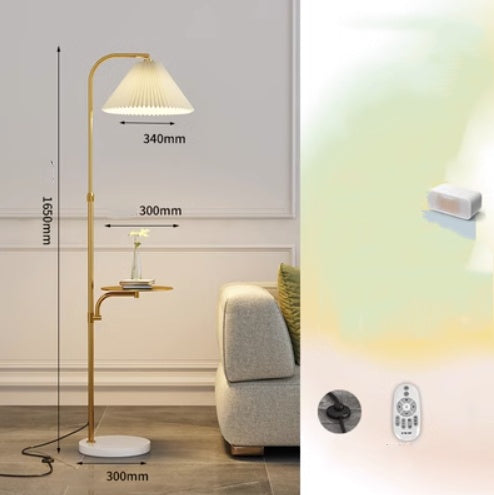 Wood Floor Sofa Lamp
