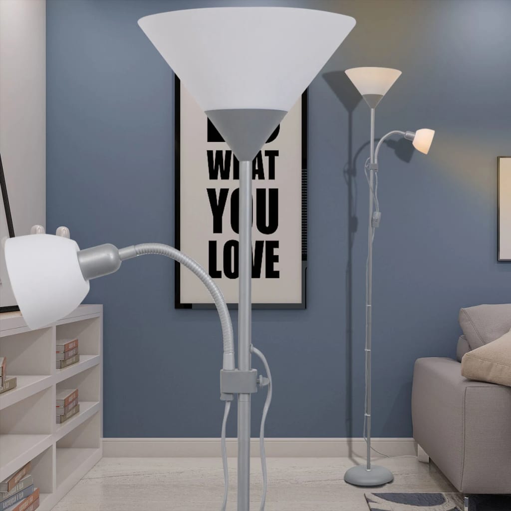 Elegant White Floor Lamp