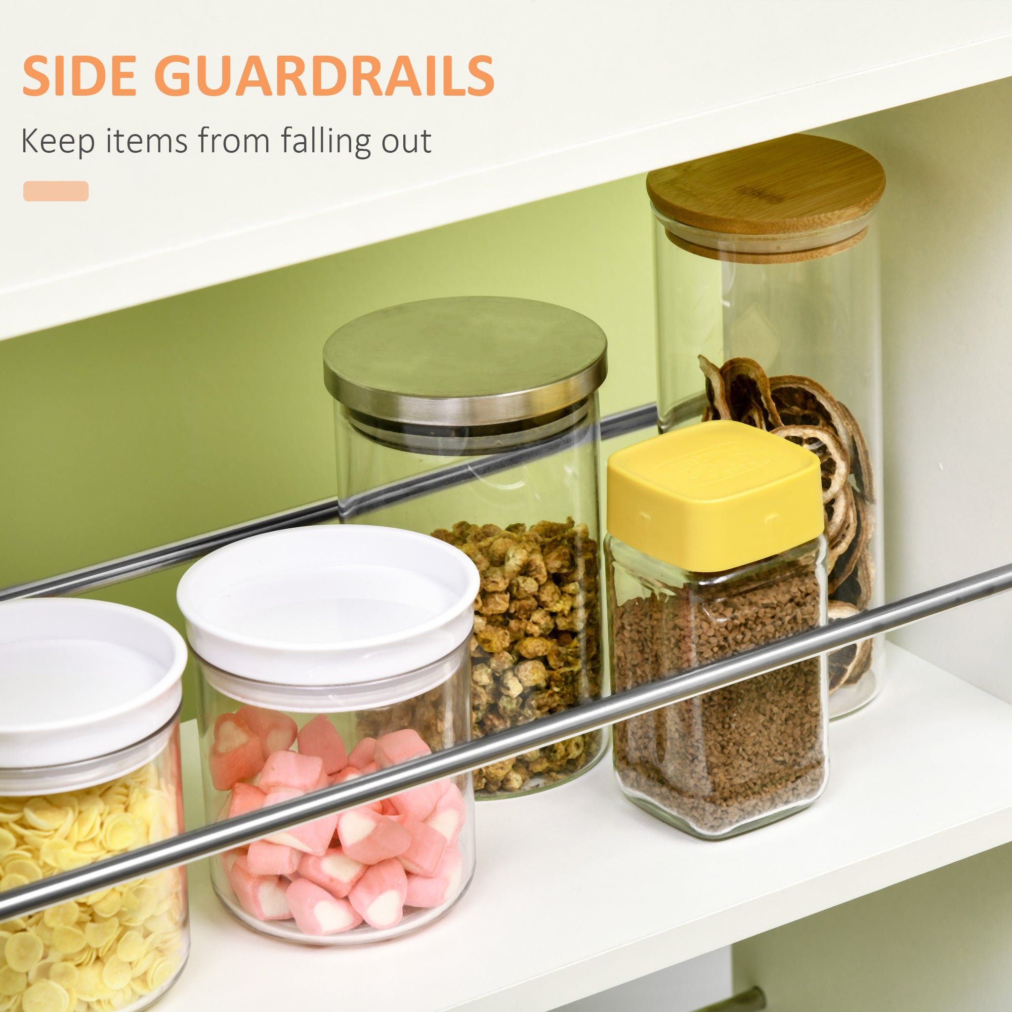 Rolling Narrow Storage Cabinet