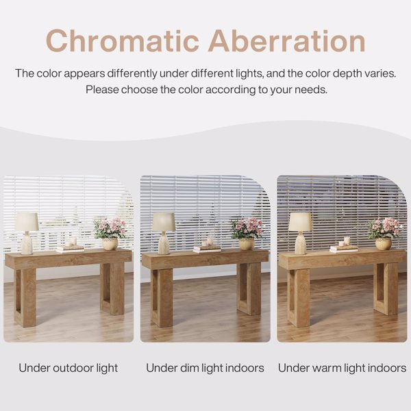 Rustic Wood Console Table