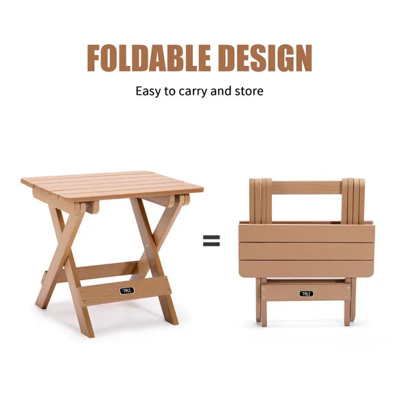 Teak Square Folding Table