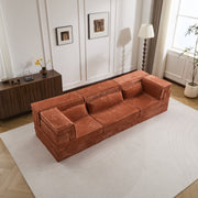 Orange Modular Sofa Pillows