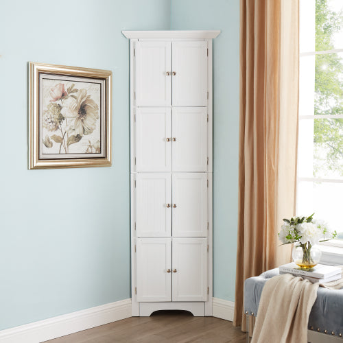 White Modern Storage Cabinet