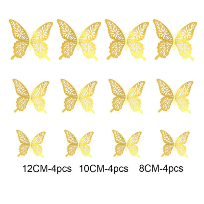 3D Butterfly Wall Stickers Set