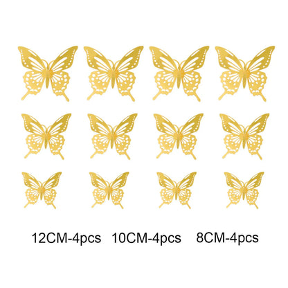 3D Butterfly Wall Stickers Set