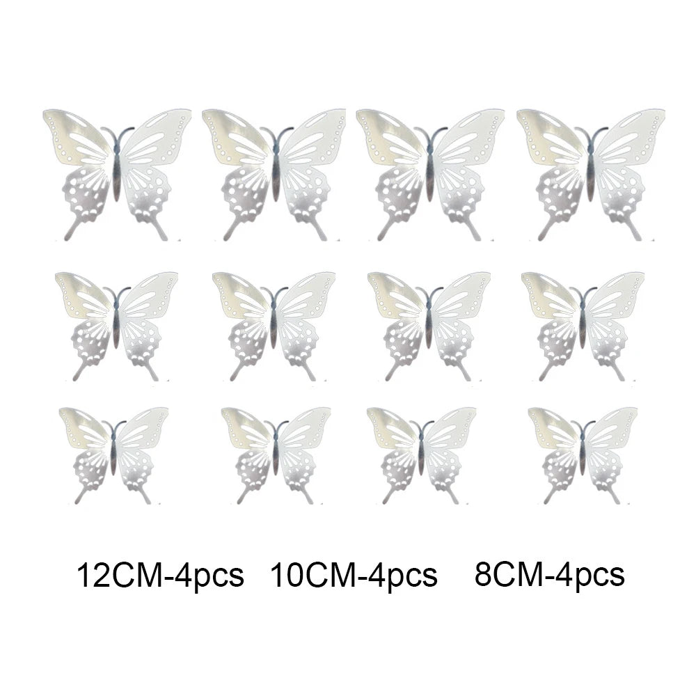 3D Butterfly Wall Stickers Set