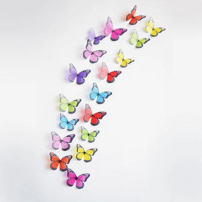 3D Butterfly Wall Stickers Set