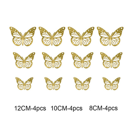 3D Butterfly Wall Stickers Set