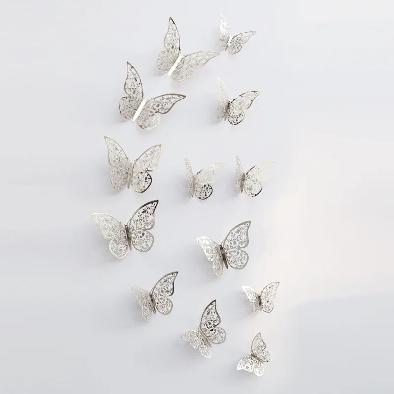 3D Butterfly Wall Stickers Set