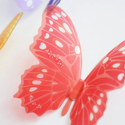 3D Butterfly Wall Stickers Set