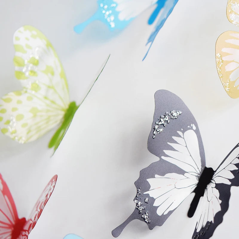 3D Butterfly Wall Stickers Set