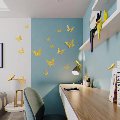 3D Butterfly Wall Stickers Set