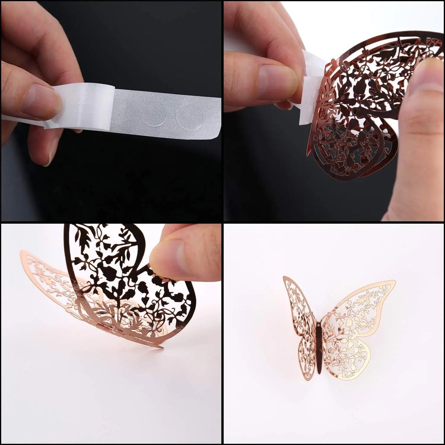 3D Butterfly Wall Stickers Set