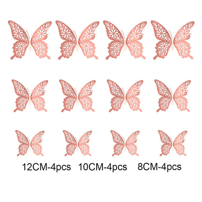 3D Butterfly Wall Stickers Set