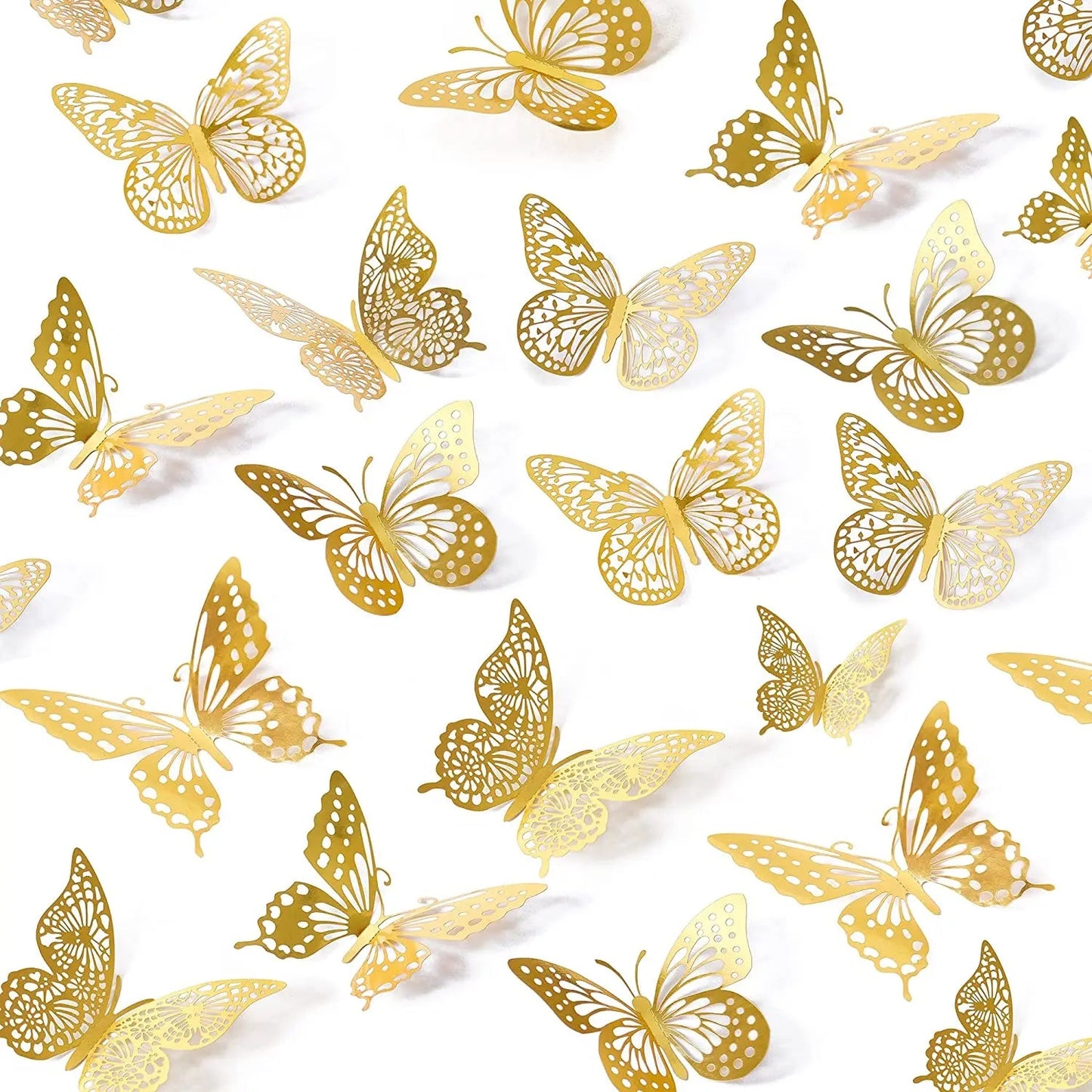 3D Butterfly Wall Stickers Set