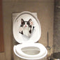 3D Cat & Dog Toilet Stickers