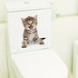 3D Cat & Dog Toilet Stickers