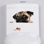 3D Cat & Dog Toilet Stickers