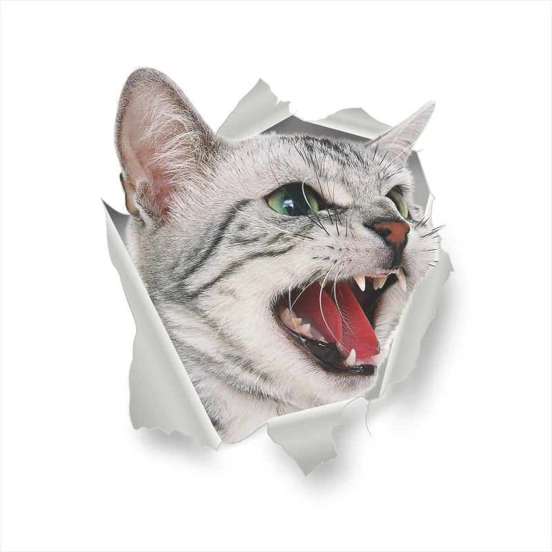 3D Cat & Dog Toilet Stickers