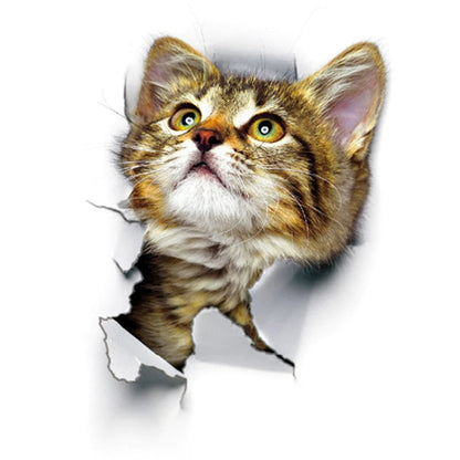 3D Cat Wall Sticker Art Decor