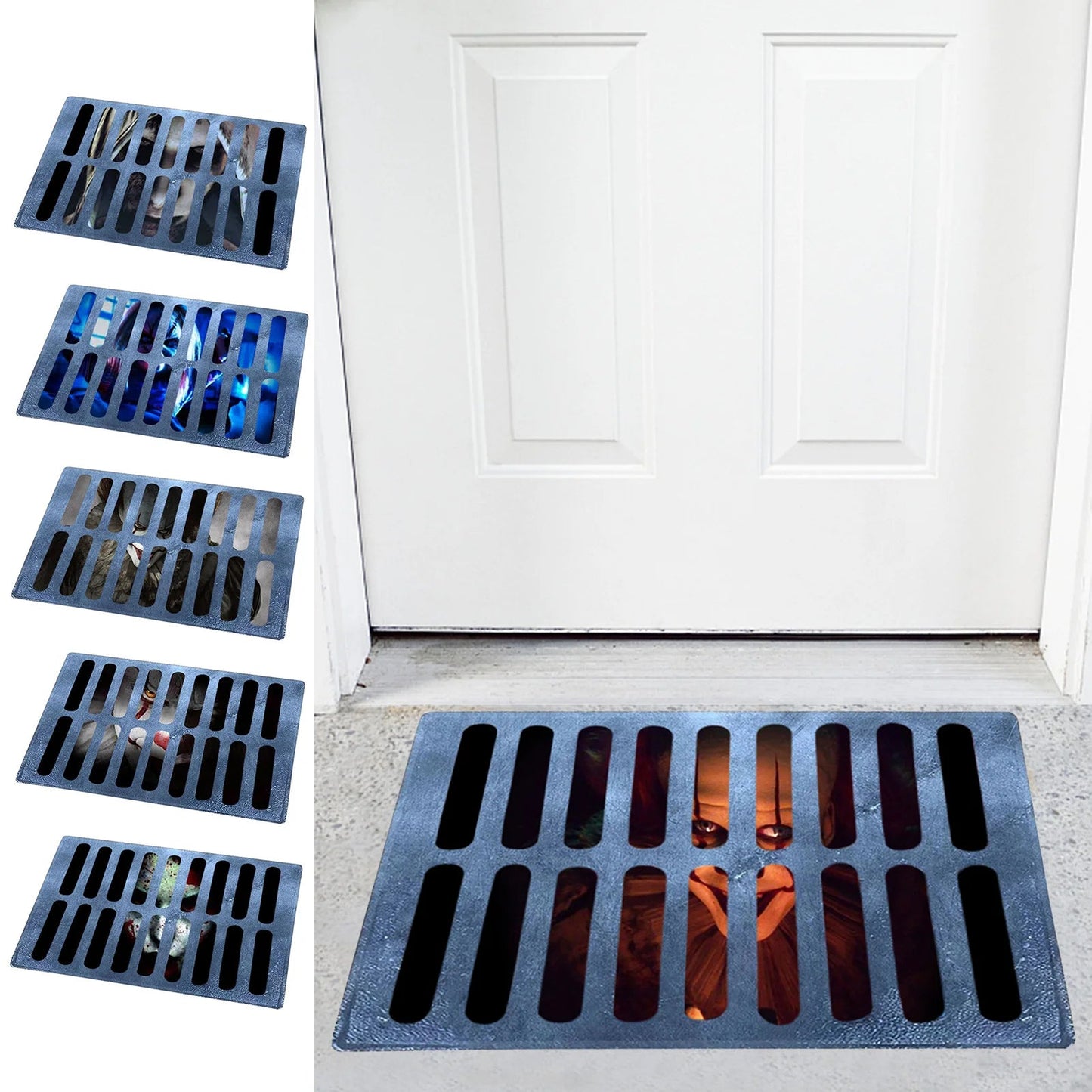 3D Clown Trap Horror Doormat