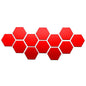 3D Hexagon Acrylic Mirror Wall Stickers