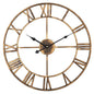 3D Retro Roman Numeral Wall Clock