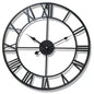 3D Retro Roman Numeral Wall Clock