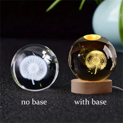 3D Solar System Crystal Ball