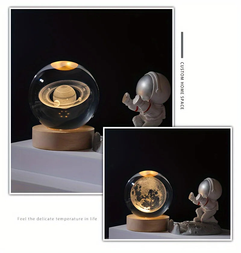 3D Solar System Crystal Ball