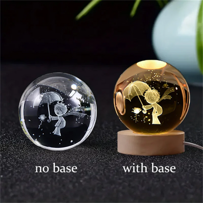 3D Solar System Crystal Ball