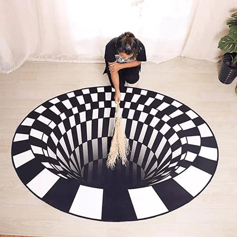 3D Vortex Anti-Slip Velvet Mat