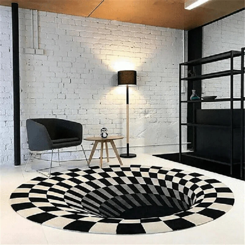 3D Vortex Anti-Slip Velvet Mat